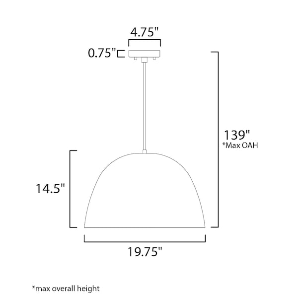 Palla 20 LED Pendant